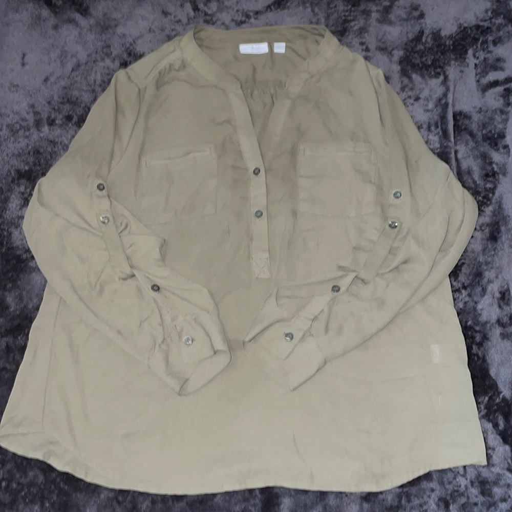 New York and Company XL Army Green Top